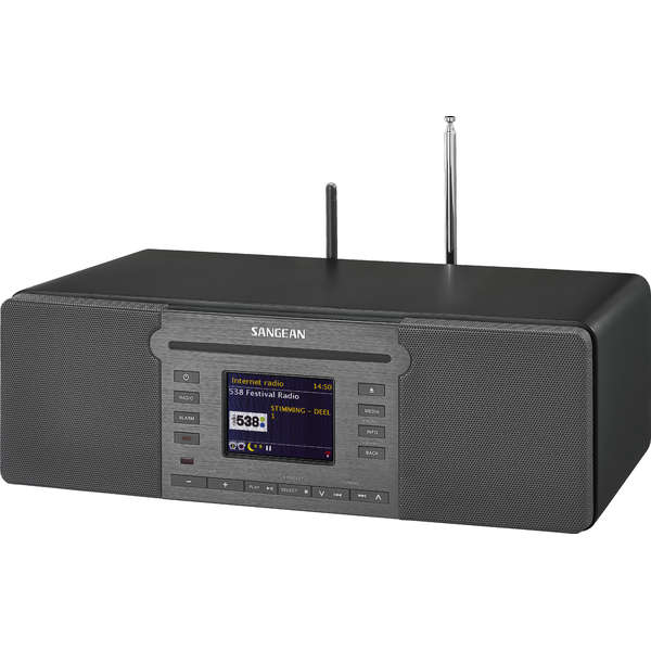 Radio Sangean DDR-66 BT, DAB+, FM-RDS, CD, USB, SD, Aux-in, Bluetooth, Negru