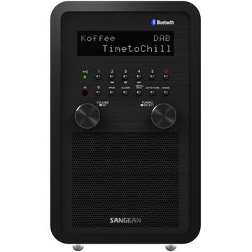 Radio Sangean DDR-60 BT, DAB+, FM-RDS, Aux-in, Bluetooth, Negru
