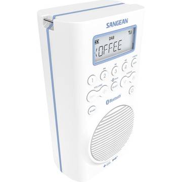 Radio portabil Sangean H-205 BT, DAB+, FM-RDS, Bluetooth, Alb