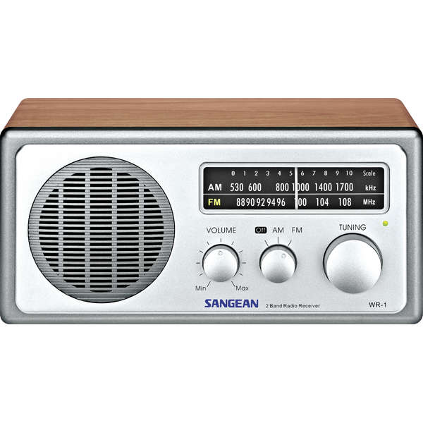 Radio Sangean WR-1, FM/AM, Maro/Argintiu