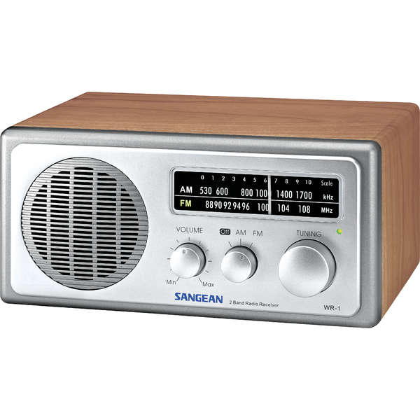 Radio Sangean WR-1, FM/AM, Maro/Argintiu
