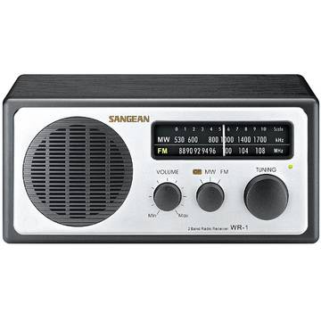 Radio Sangean WR-1, FM/AM, Argintiu/Negru