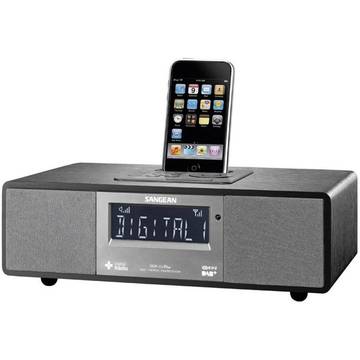 Radio Sangean DDR-33+, DAB+, FM-RDS, Aux-in, Compatibil cu iPod, Negru