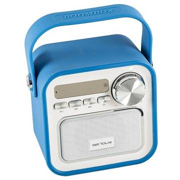 Boxa portabila Serioux JOY BLUE, Bluetooth, Radio FM, microSD, Albastra