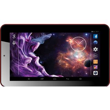 Tableta eSTAR BeautyRed, 7 inch, Quad-Core 1.2GHz, 512MB RAM, 8GB, Rosu