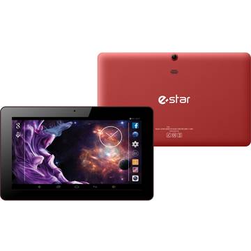 Tableta eSTAR Grand RED, 10.1 inch, Quad-Core 1.2GHz, 1GB RAM, 8GB, Rosu