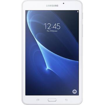 Tableta Samsung Galaxy Tab A T285, 7 inch, 4G, Quad-Core 1.5 GHz, 1.5GB RAM, 8GB, Alba