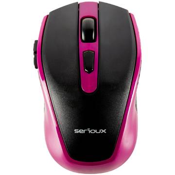 Mouse Serioux Wireless Pastel 600, USB, Mov