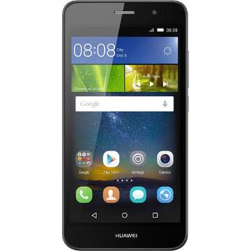 Telefon mobil Huawei Y6 PRO, Dual SIM, 5 inch, 4G, 2GB RAM, 16GB, Negru