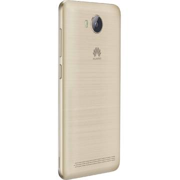 Telefon mobil Huawei Y3II, Dual SIM, 4.5 inch, 4G, 1GB RAM, 8GB, Auriu
