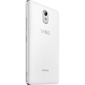 Telefon mobil Lenovo Vibe P1M, Dual SIM, 5 inch, 4G, 2GB RAM, 16GB, Alb