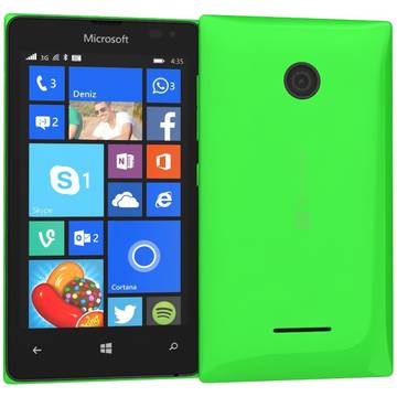 Telefon mobil Microsoft Lumia 435, Single SIM, 4 inch, 3G, 1GB RAM, 8GB, Verde