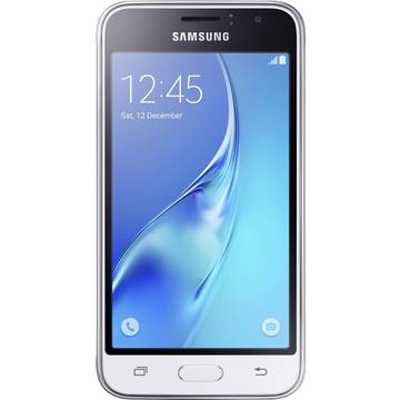 Telefon mobil Samsung Galaxy J1, Single SIM, 4.5 inch, 4G, 1GB RAM, 8GB, Alb