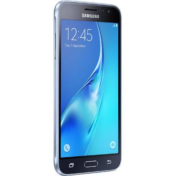 Telefon mobil Samsung Galaxy J3, Dual SIM, 5 inch, 4G, 1.5GB RAM, 8GB, Negru