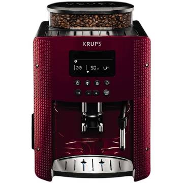 Espressor automat Krups Espresseria Automatic EA8155, 1450W, 15 bar, 1.7 l, Rosu