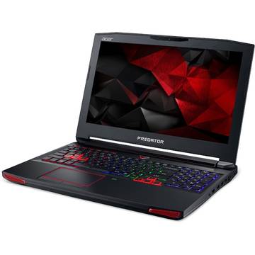 Laptop Acer Predator G9-593-73J7, Intel Core i7-6700HQ, 15.6 inch, 8GB RAM, SSB 256GB, Linux, Negru