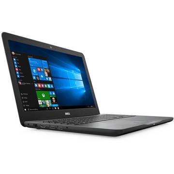 Laptop Dell Inspiron 5567, Intel Core i7-7500U, 15.6 inch, 8GB RAM, SSD 256GB , Win 10 Home, Negru