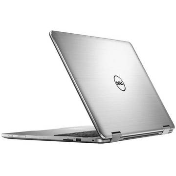 Laptop Dell Inspiron 7566,  Intel Core i5-6300HQ, 15.6 inch, 8GB RAM, SSD 256GB, Win 10 Home, Argintiu