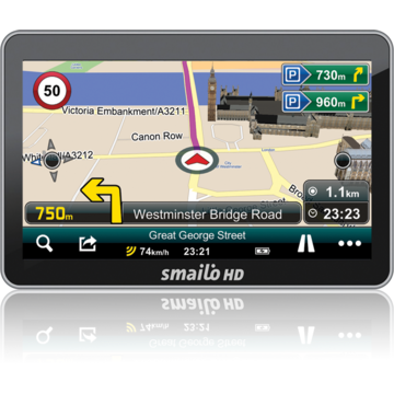 GPS Smailo HD 4.3, diagonala 4.3 inch, Harta Full Europe, actualizari gratuite
