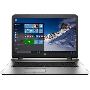 Laptop HP ProBook 470 G3, Intel Core i7-6500U, 17.3 inch, 8GB RAM, SSD 256GB, Win 10 Pro + Win 7 Pro, Gri