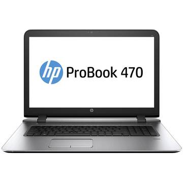 Laptop HP ProBook 470 G3, Intel Core i3-6100U, 17.3 inch, 4GB RAM, 500GB, Free DOS, Gri
