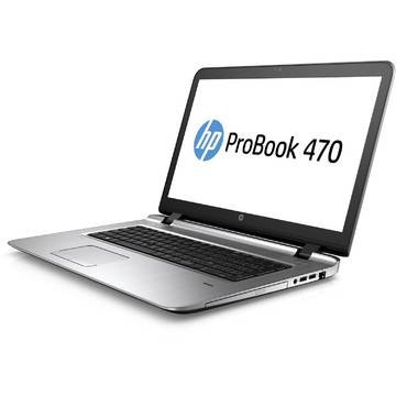 Laptop HP ProBook 470 G3, Intel Core i5-6200U, 17.3 inch, 8GB RAM, 1TB, Free DOS, Gri