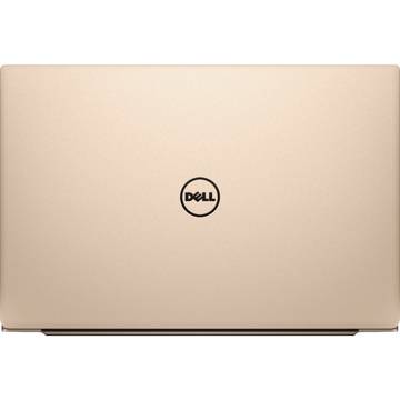 Laptop Dell XPS 9360, Intel Core i7-7500U, 13.3 inch, 8GB RAM, SSD 258GB, Win 10 Home, Auriu