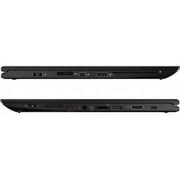 Laptop Lenovo ThinkPad Yoga 260, Intel Core i5-6200U, 12.5 inch, 8GB RAM, SSD 256GB, GMA HD 520, Win 10 Pro, Negru