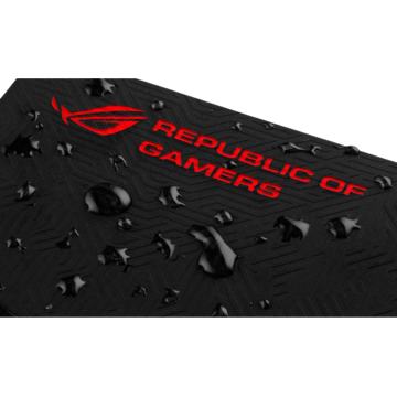 Mouse Pad Asus ROG Whetstone, 320 x 270 mm, silicon, Negru