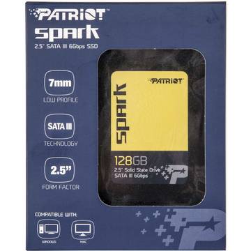 SSD Patriot Spark, 2.5 inch, 128 GB, SATA 3