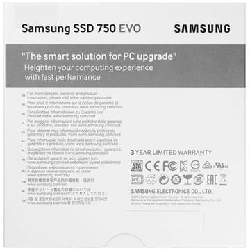 SSD Samsung 750 EVO, 2.5 inch, 250 GB, SATA 3