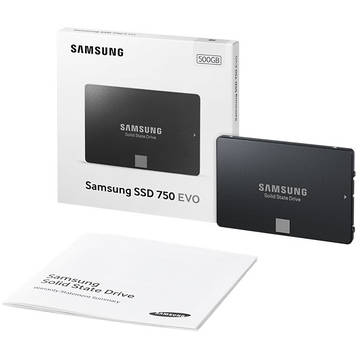 SSD Samsung 750 EVO, 2.5 inch, 500 GB, SATA 3