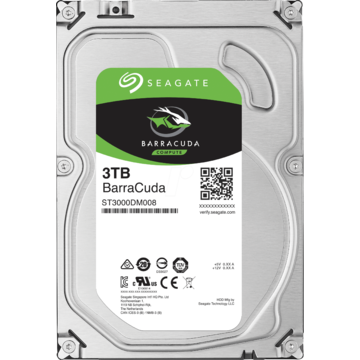 Hard Disk Seagate ST3000DM008, 3.5 inch, 3 TB, SATA 3, 7200 RPM, 64 MB, Barracuda