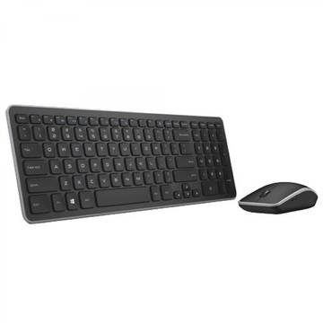 Kit tastatura + mouse Dell KM714, Wireless, USB, Negru