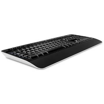 Kit tastatura + mouse Microsoft 3050, Wireless, USB, Negru