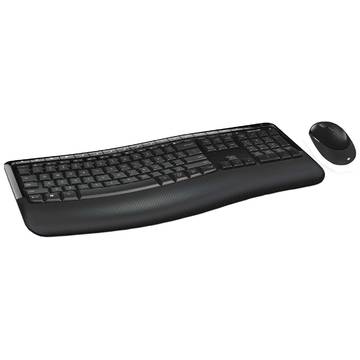 Kit tastatura + mouse Microsoft Comfort Desktop 5050, Wireless, Negru