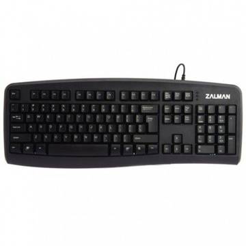 Kit tastatura + mouse ZALMAN ZM-K380, cu fir, USB, Negru