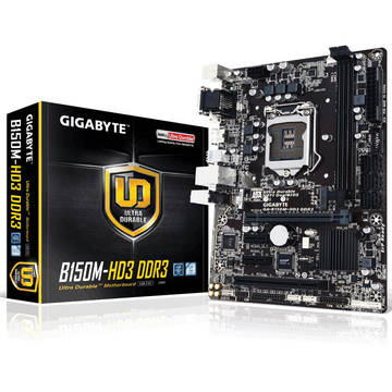 Placa de baza Gigabyte B150M-HD3, Socket 1151, DDR4