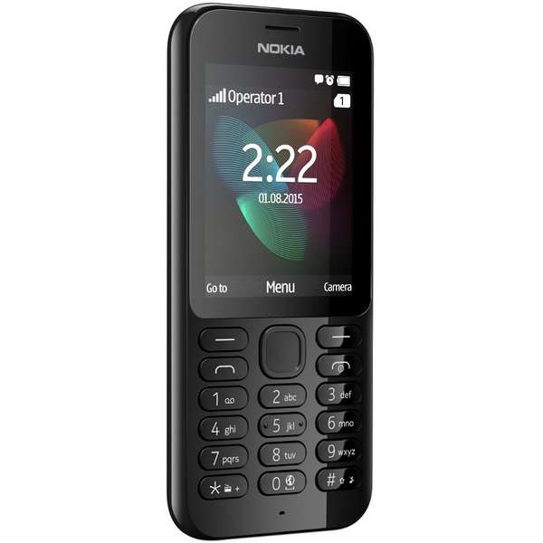 Telefon mobil Nokia 222, Single SIM, Negru