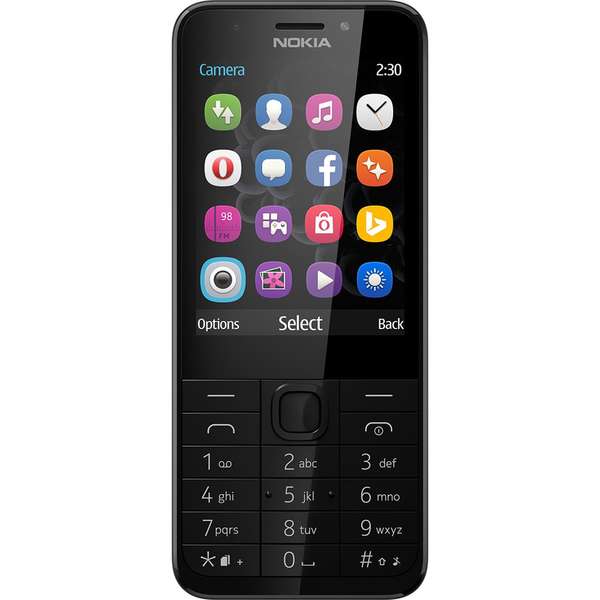 Telefon mobil Nokia 230, Single SIM, Negru/Argintiu