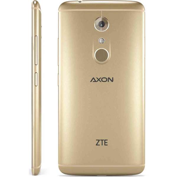 Telefon mobil ZTE Axon 7, Dual SIM, 5.5 inch, 4G, 4GB RAM, 64GB, Auriu