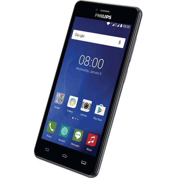 Telefon mobil Philips S326, Dual SIM, 4 inch, 4G, 1GB RAM, 8GB, Gri