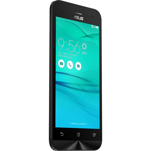 Telefon mobil Asus ZenFone Go ZB452KG, Dual SIM, 4.5 inch, 3G, 1GB RAM, 8GB, Negru