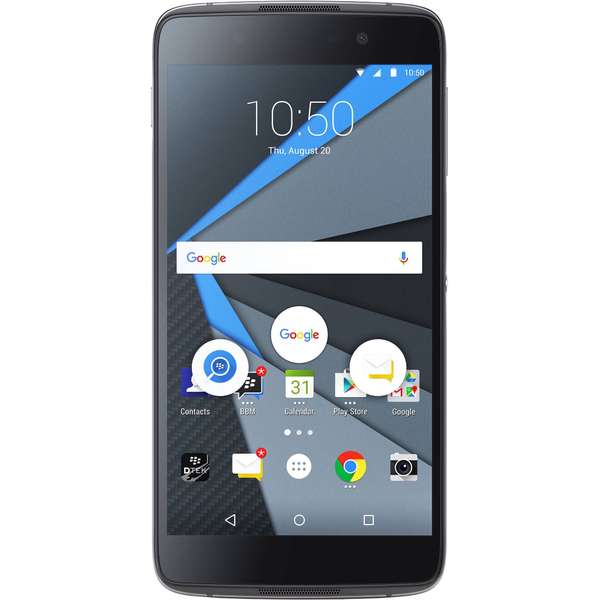 Telefon mobil BlackBerry DTEK50, Single SIM, 5.2 inch, 4G, 3GB RAM, 16GB, Gri