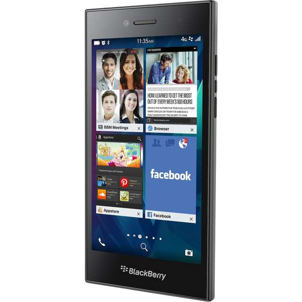 Telefon mobil BlackBerry Leap, Single SIM, 5 inch, 4G, 2GB RAM, 16GB, Gri
