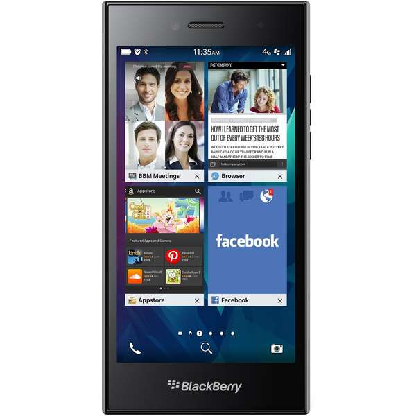 Telefon mobil BlackBerry Leap, Single SIM, 5 inch, 4G, 2GB RAM, 16GB, Gri