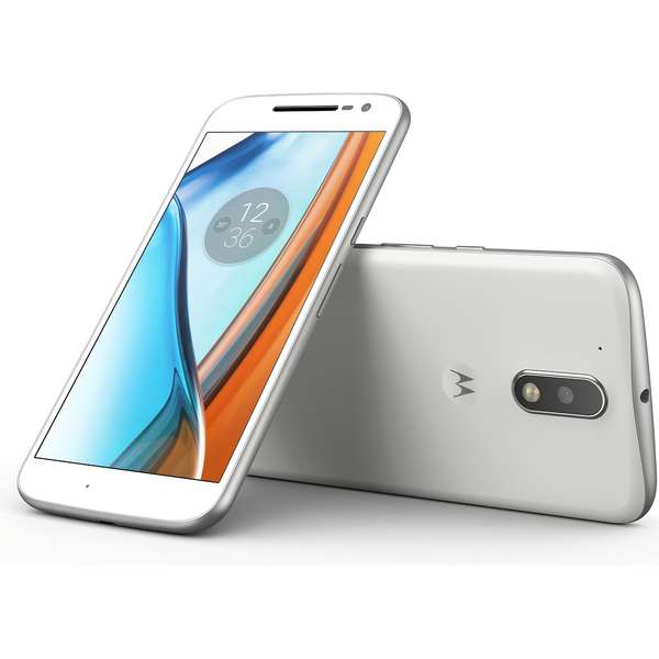 Telefon mobil Lenovo Moto G4, Single SIM, 5.5 inch, 4G, 2GB RAM, 16GB, Alb