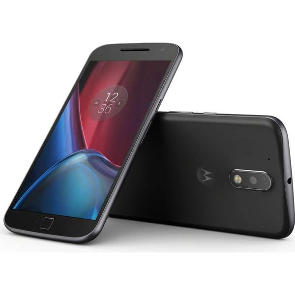 Telefon mobil Lenovo Moto G4 Plus, Dual SIM, 5.5 inch, 4G, 2 GB RAM, 16GB, Negru