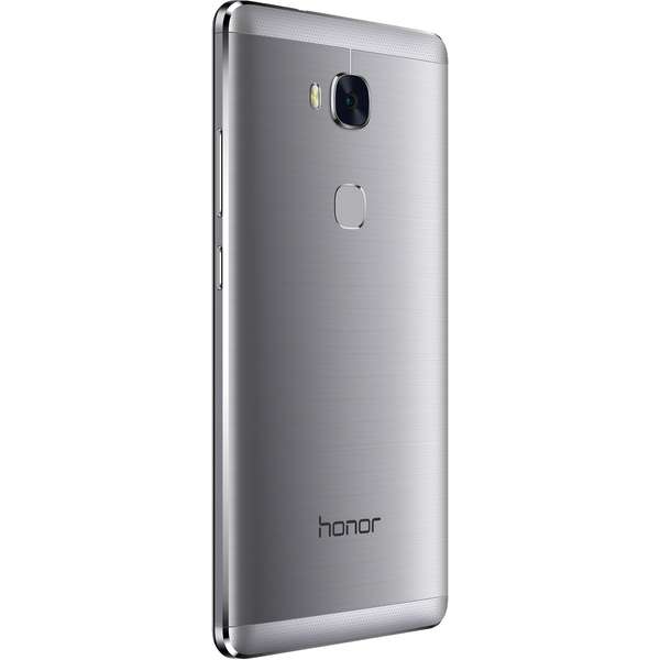 Telefon mobil Honor 5X, Dual SIM, 5.5 inch, 4G, 2GB RAM, 16GB, Gri