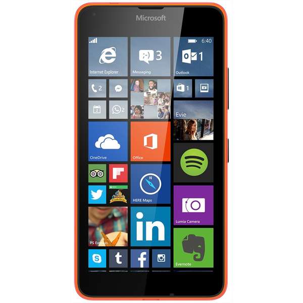 Telefon mobil Microsoft Lumia 640, Dual SIM, 5 inch, 3G, 1GB RAM, 8 GB, Portocaliu